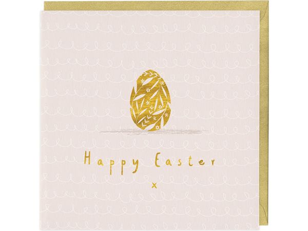 Golden Egg Happy Easter Card image 0