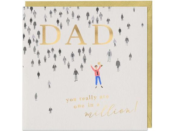 One In A Million Father's Day Card image 0