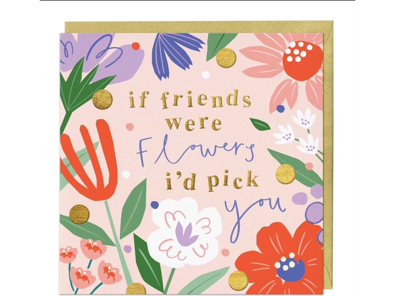 Friends Flower Art Card image 0