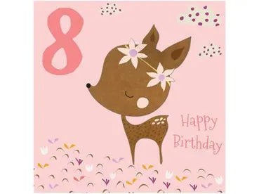 8th Birthday Deer Card image 0