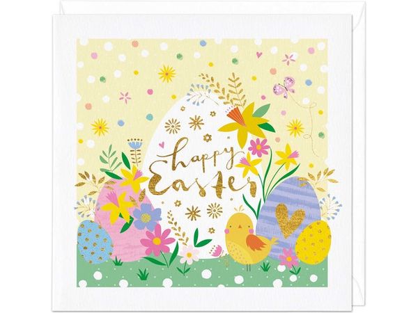 Happy Easter Egg Greeting Card image 0