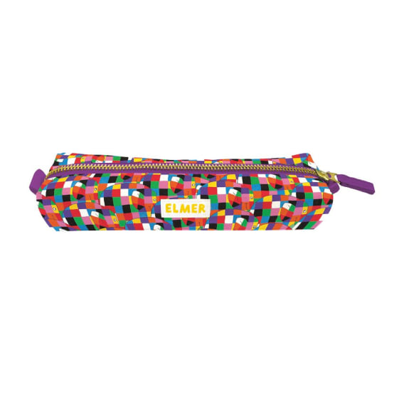 Elmer Pencil Case – Colourful Patchwork Design