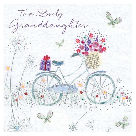 To A Lovely Granddaughter Birthday Card