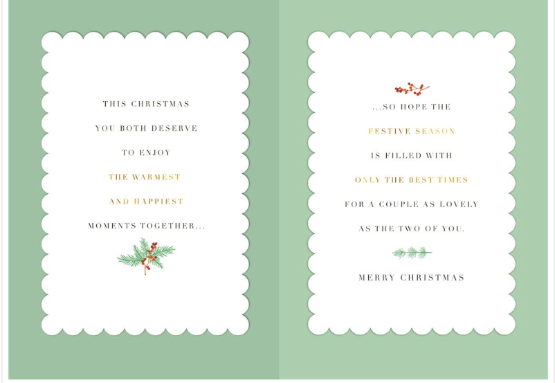 Daughter and Son In Law Christmas Card