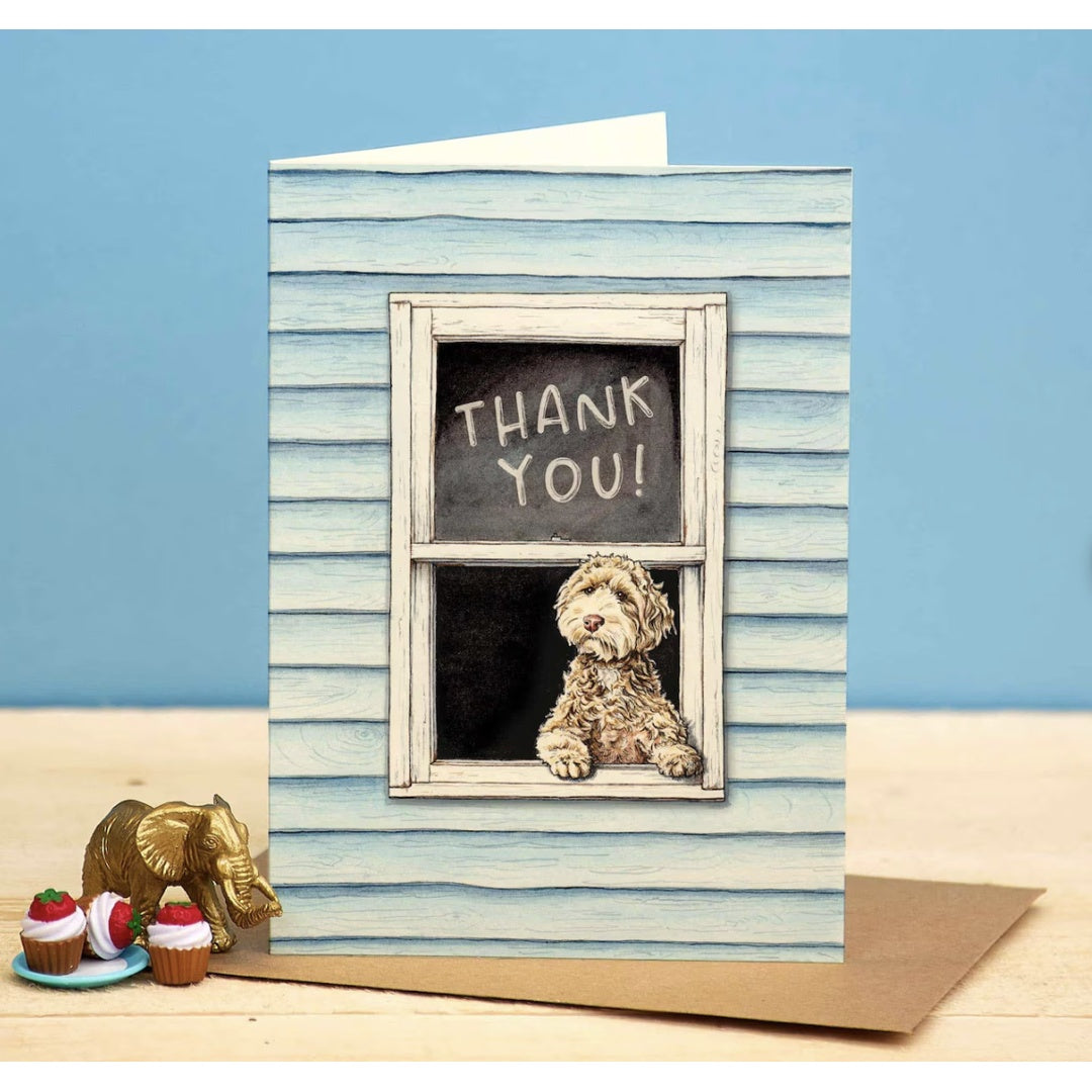 Dog Lover Thank You Card | Blank Inside Greeting