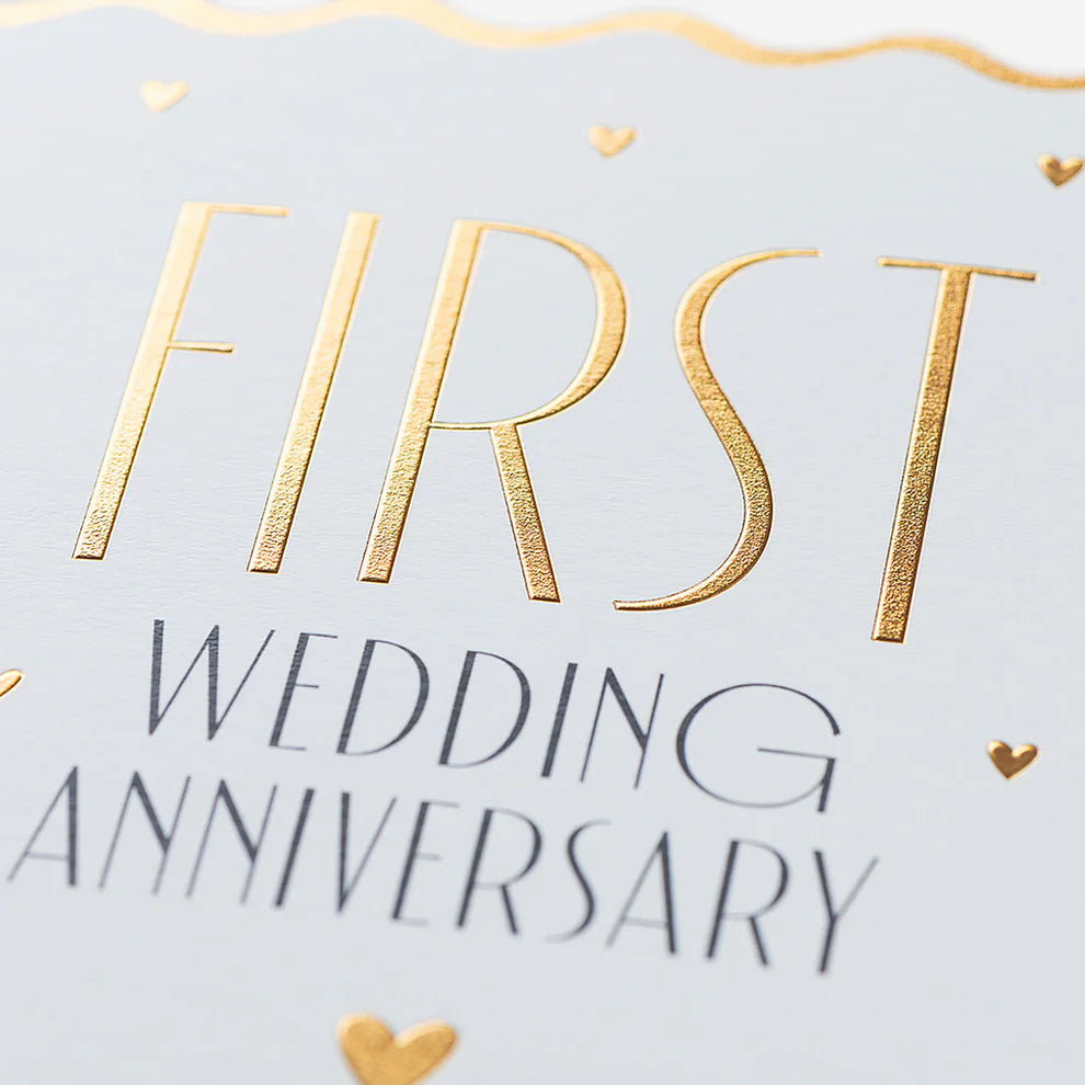 First Wedding Anniversary Card