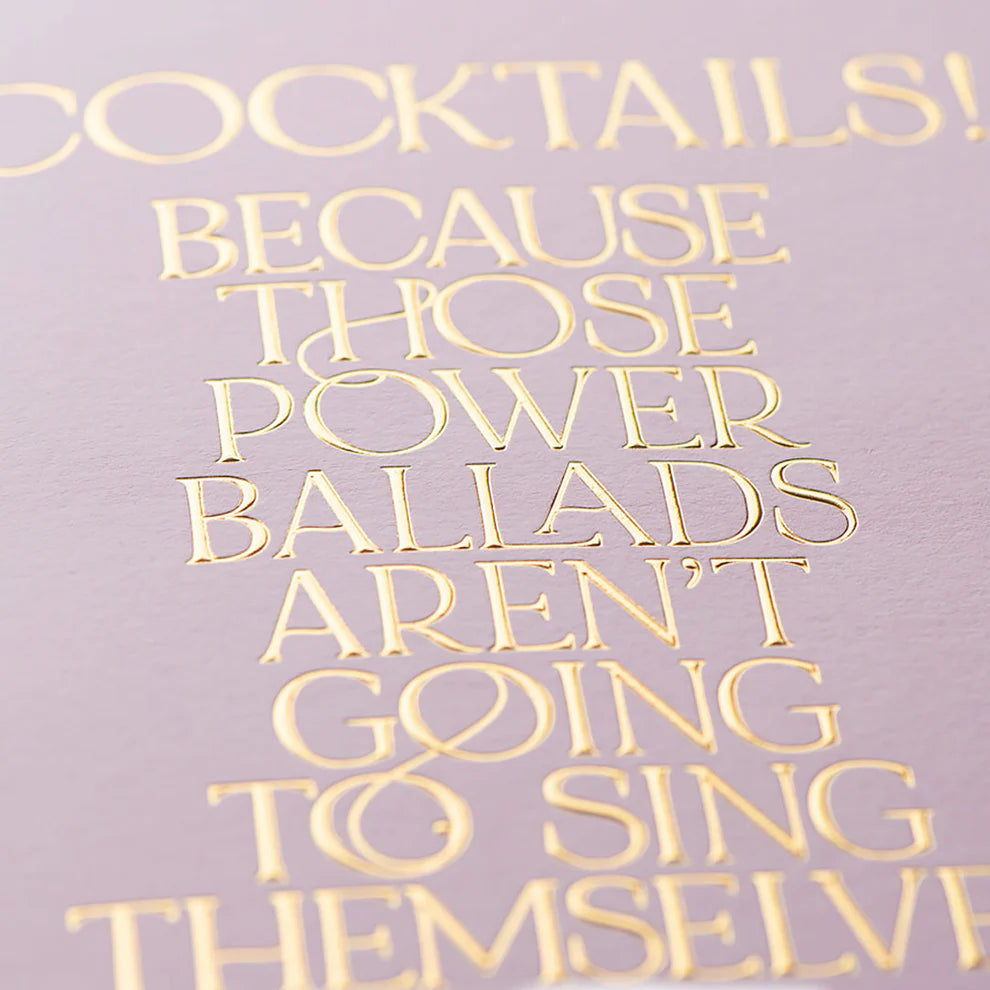 Cocktails & Power Ballads