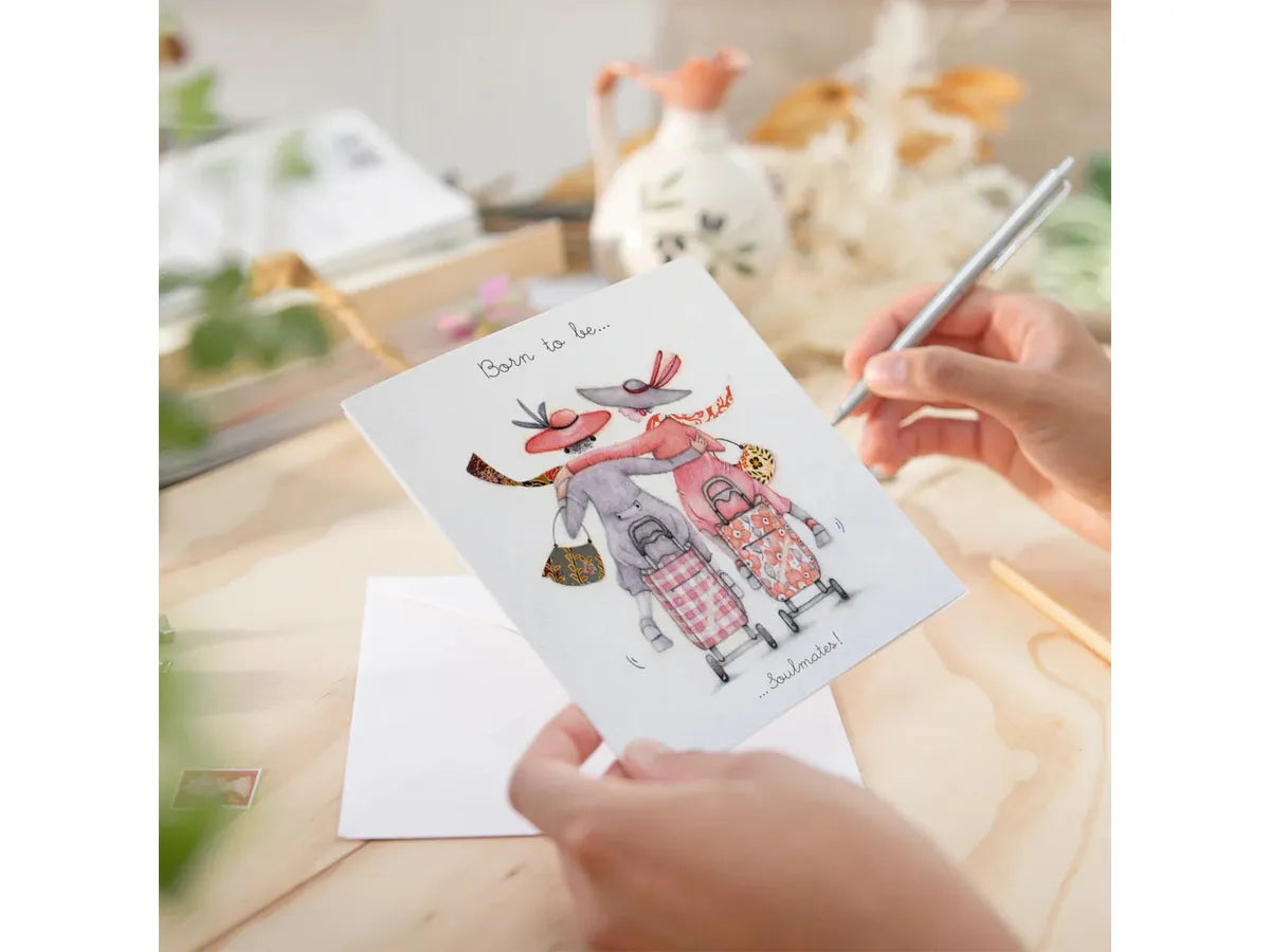 Born to Be Soulmates Greeting Card image 2