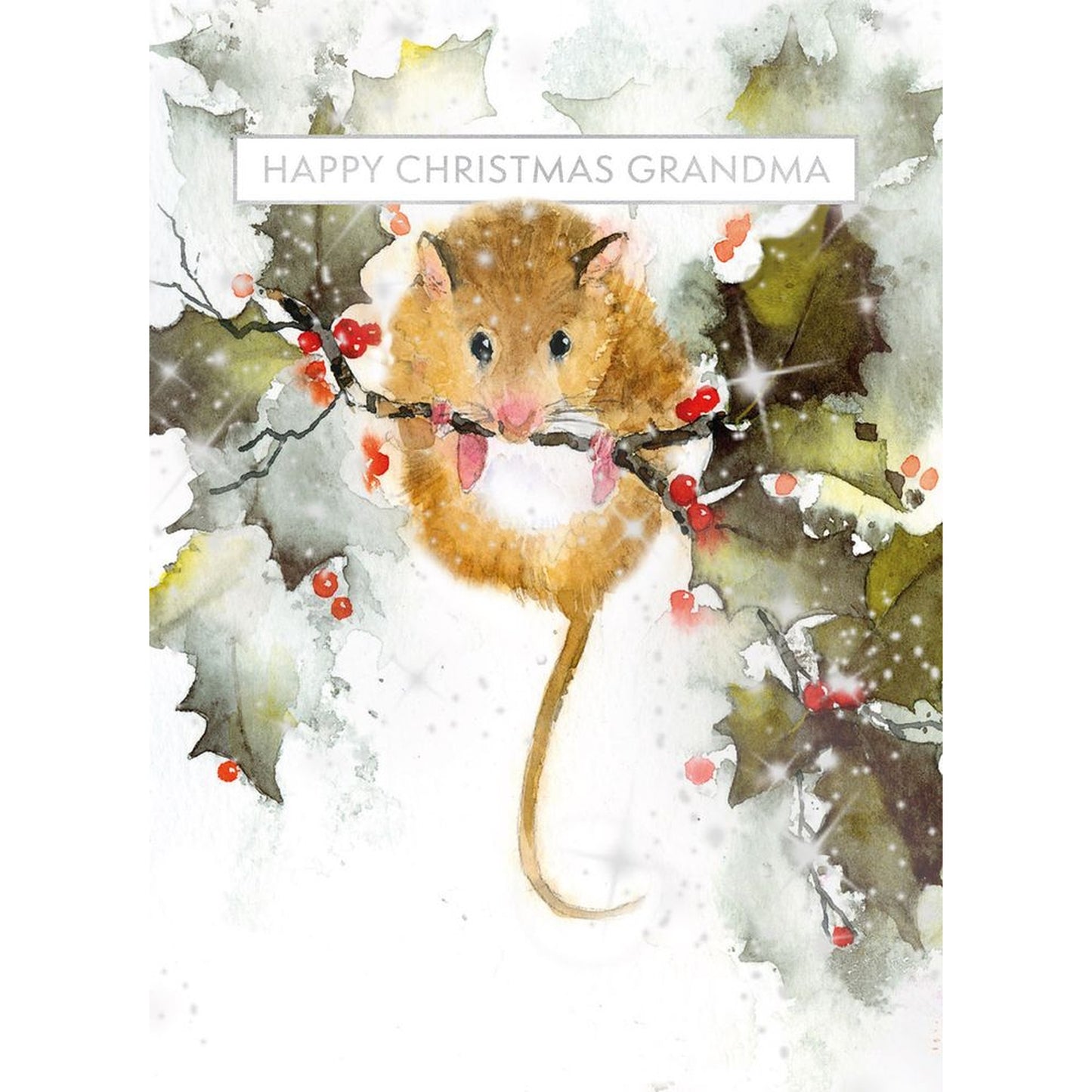 Christmas Mouse – Card for Grandma