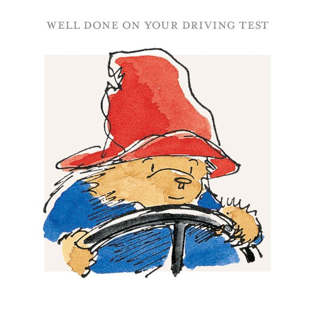 Paddington Driving 'Well Done On Your Driving Test'