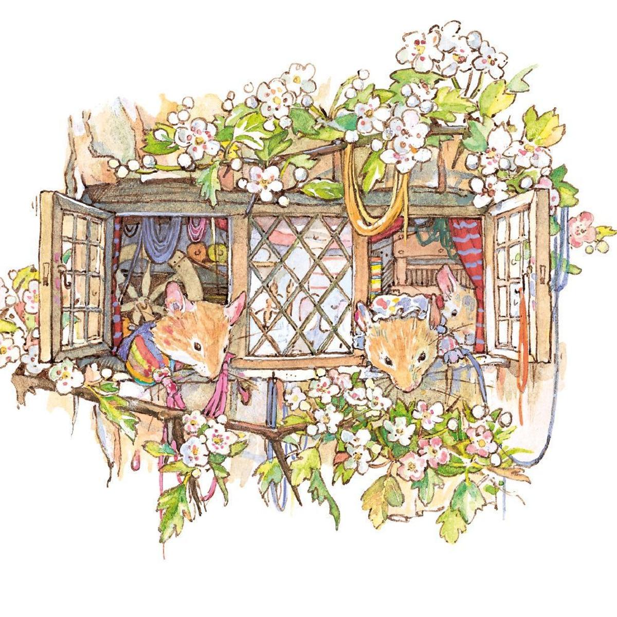 Brambly Hedge The Weavers Cottage Greeting Card