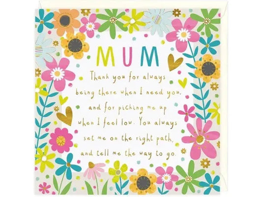 Thank You Mum Greeting Card image 0