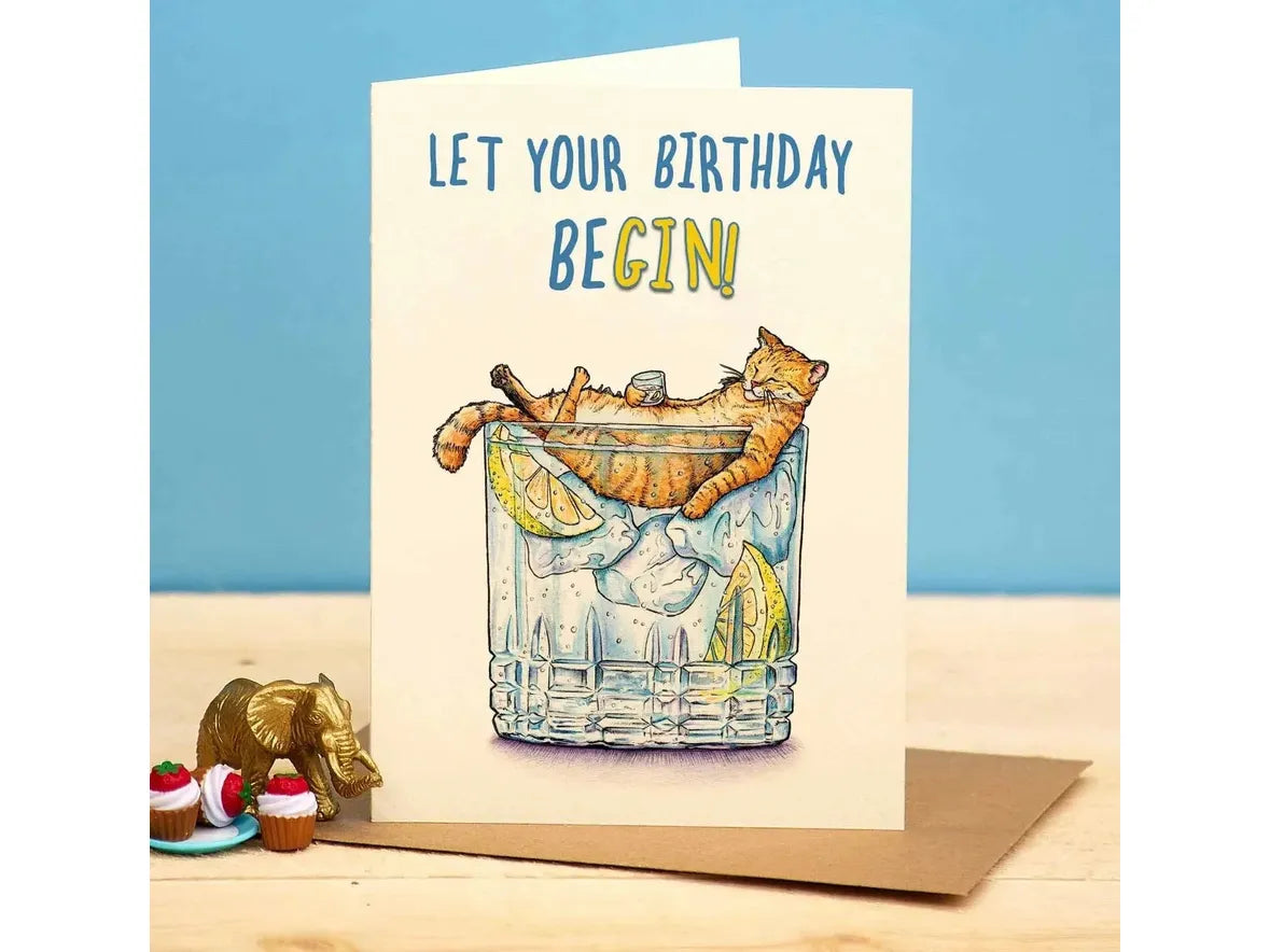 Let Your Birthday BeGIN Card image 0