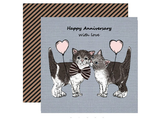 Happy Anniversary Cat Card image 0