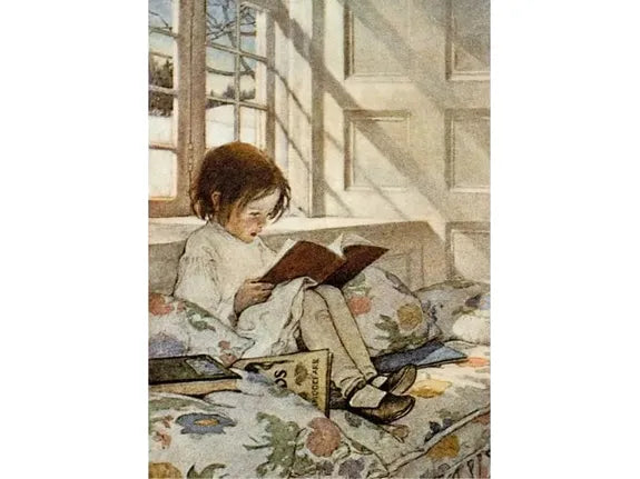 Girl Reading by Jessie Willcox Smith image 0