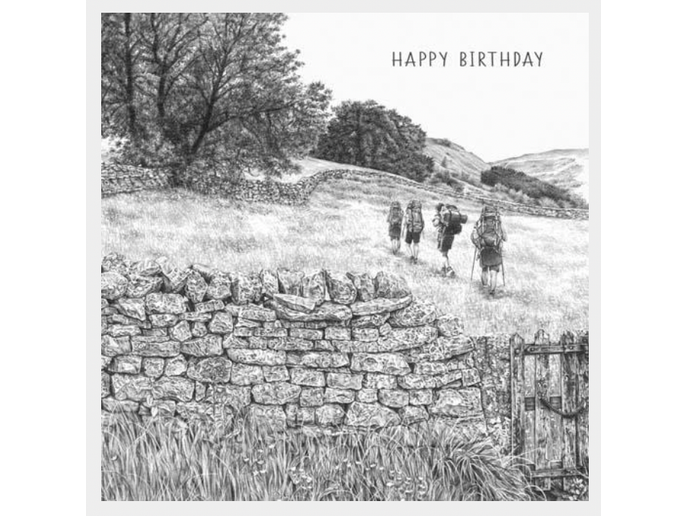 Hiking Happy Birthday Card image 0