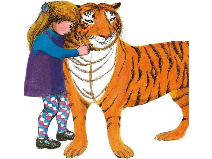 When Tiger Came for Tea 'Tiger Hugs' Greeting Card image 0