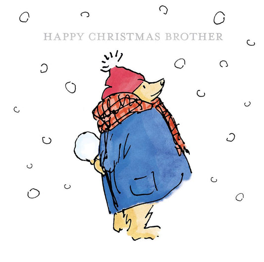 Happy Christmas Brother Greeting Card