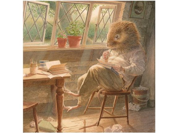 Wind In The Willows Ratty Writing Poetry