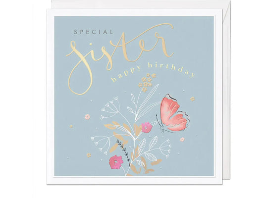 Special Sister Luxury Birthday Card image 0