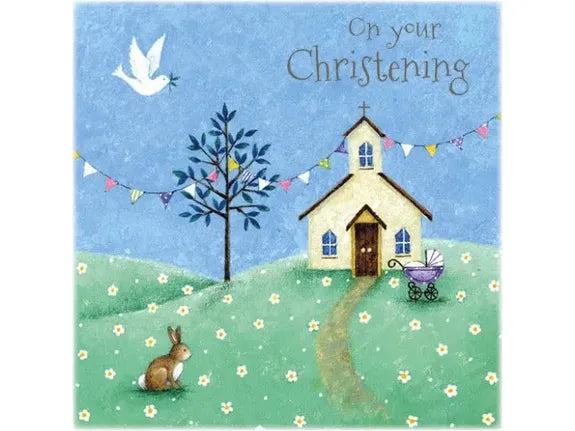 On Your Christening Day Card By Tricia Harrison image 0