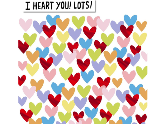 I Heart You! Lots! Valentine's Card image 0