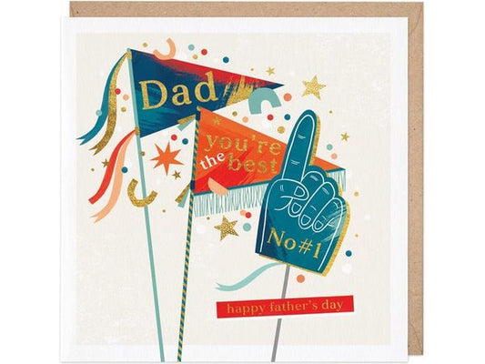 Dad Flags Happy Father's Day Card image 0