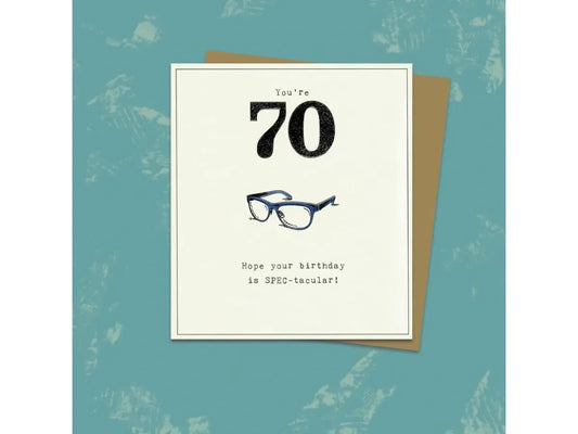 You're 70 Hope your birthday is SPEC-tacular! image 0