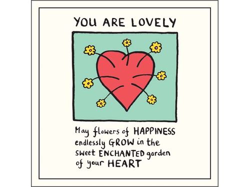 You Are Lovely Heart Card image 0