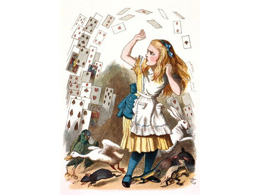 Alice and the shower of cards image 0