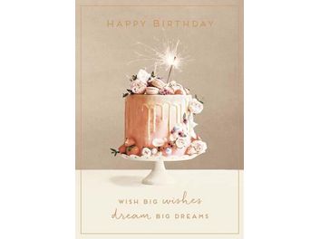 Wish Big Wishes Dream Big Dreams Birthday Card image 0