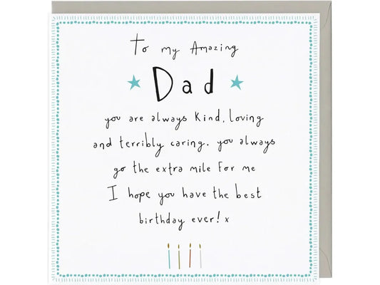 To My Amazing Dad Birthday Card image 0