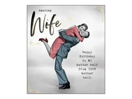 Amazing Wife Birthday Card image 0