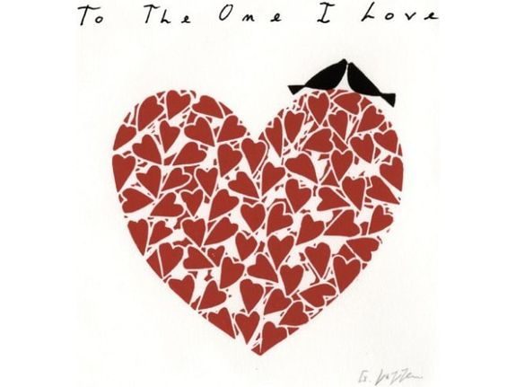 To The One I Love Valentine's Card image 0