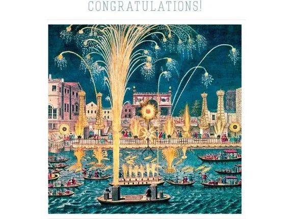 Congratulations Fireworks and Illuminations Card image 0