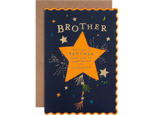 Birthday Card for Brother - Oh Darling Star Design image 0