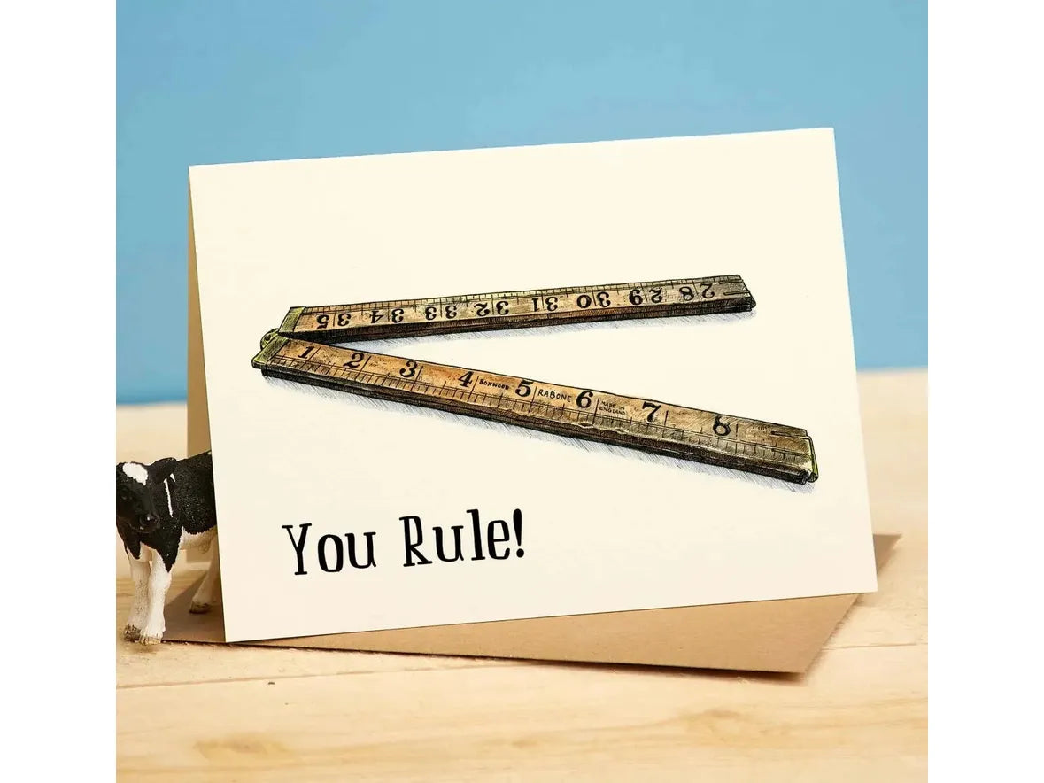 You Rule - Congratulations Card - Friendship Card image 0