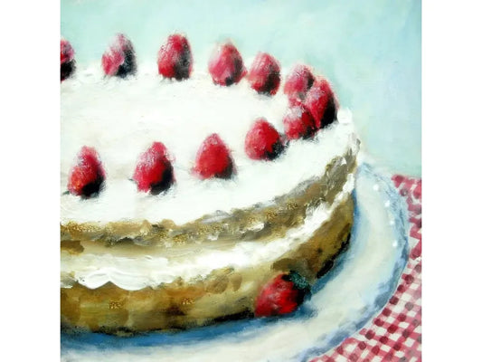 Cream Cake greeting card image 0