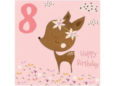 8th Birthday Deer Card image 0