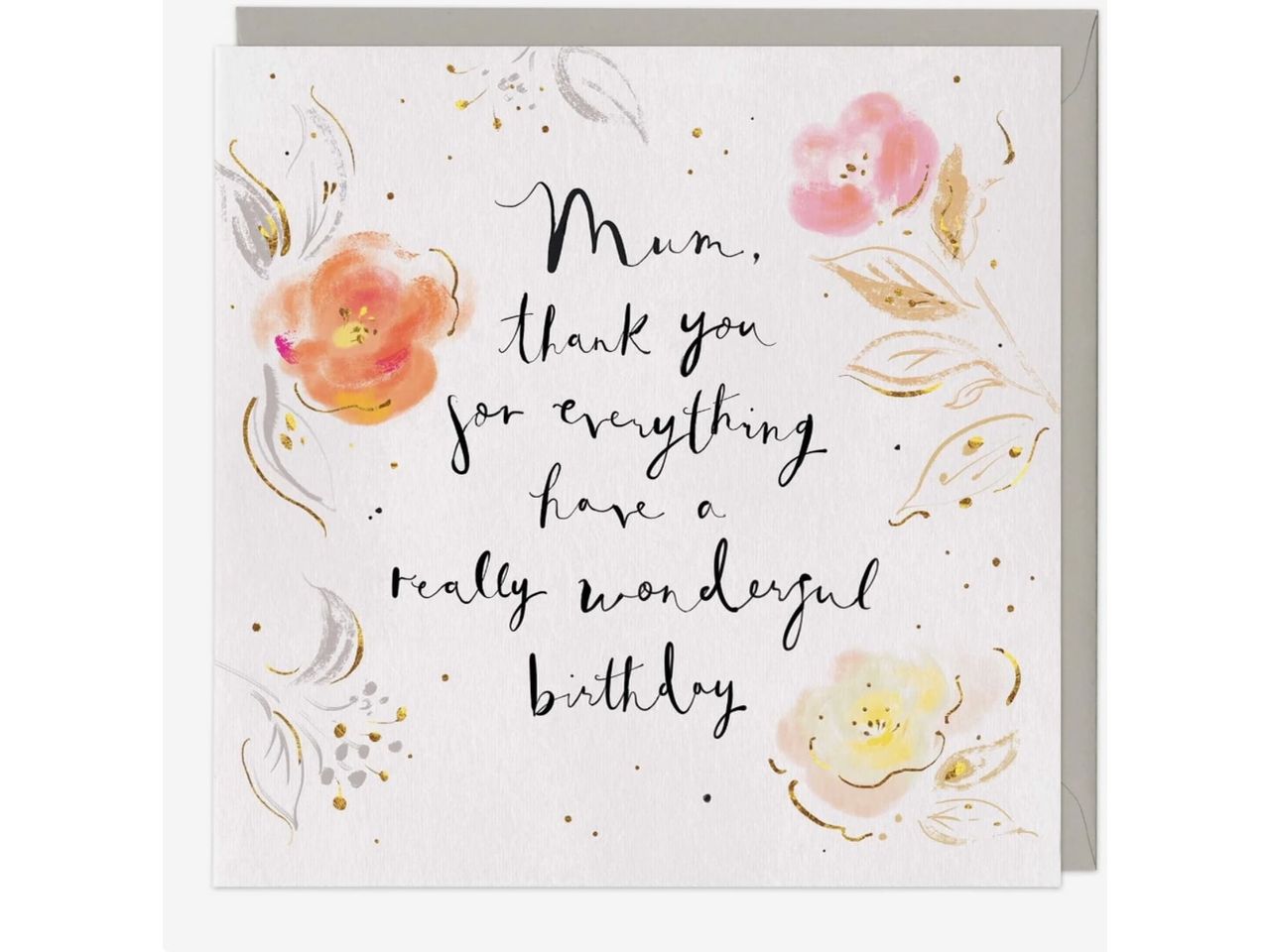 Mum Floral Birthday Card image 0