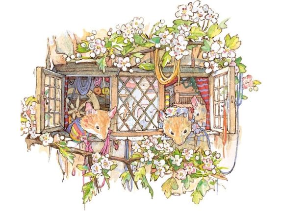 Brambly Hedge The Weavers Cottage Greeting Card image 0