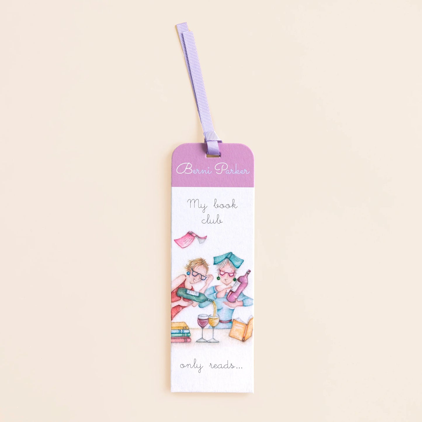 My Book Club Bookmark by Bernie Parker