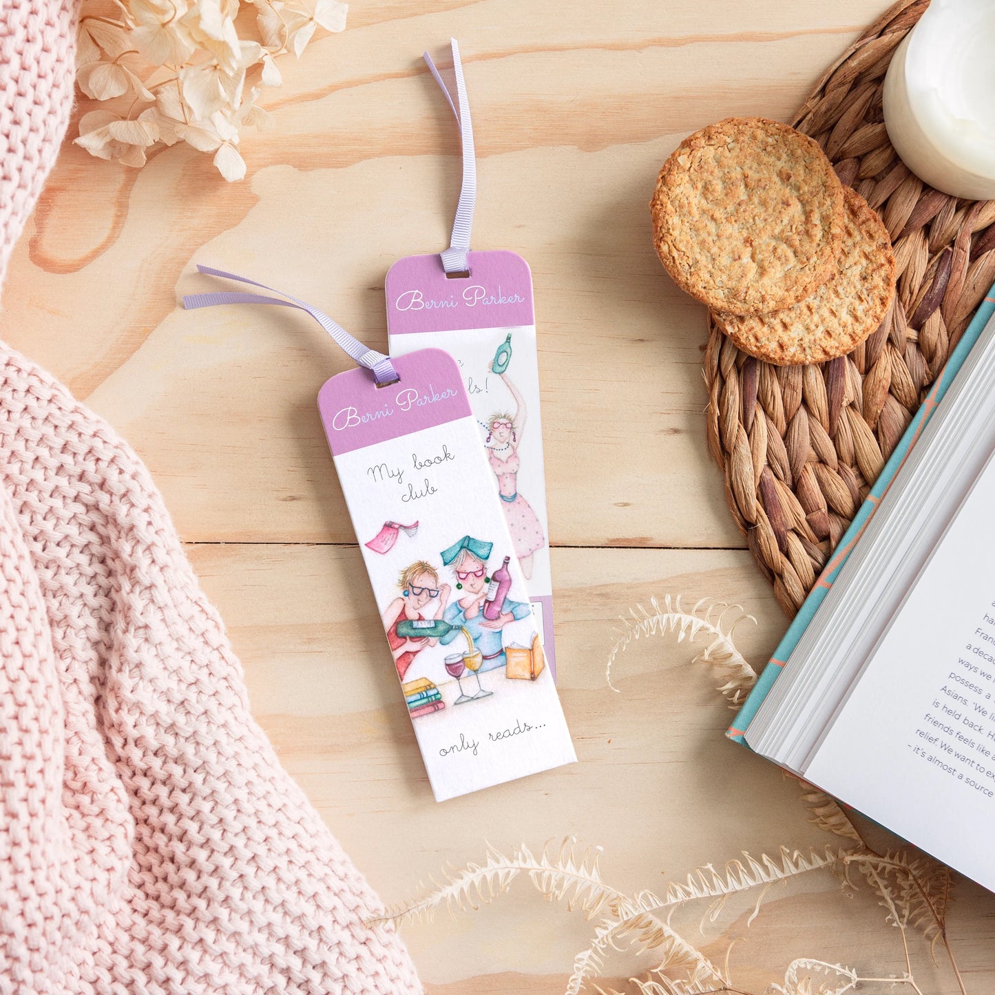 My Book Club Bookmark by Bernie Parker