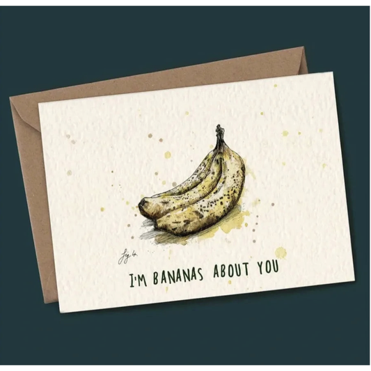 Bananas About You Card
