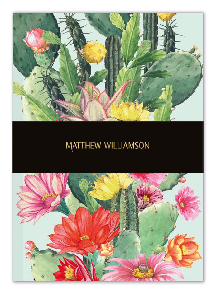 Matthew Williamson – Cactus Flowers Notebook