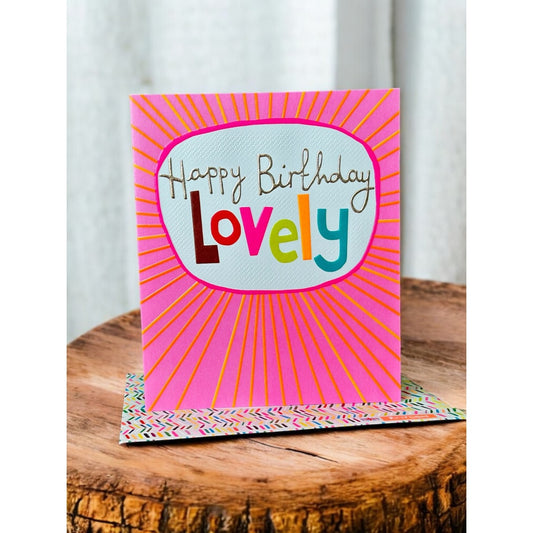 Happy Birthday Lovely Greeting Card