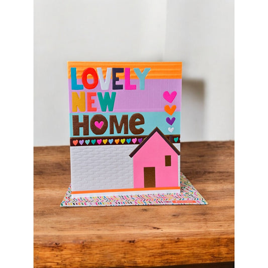 Lovely New Home Card – Colourful House Design
