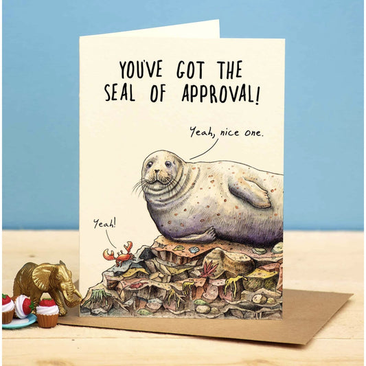 Funny Seal of Approval Card