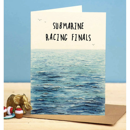 Submarine Racing Finals Funny Card