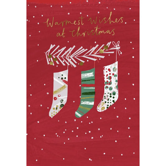 Warmest Wishes Christmas Card – With Love Inside